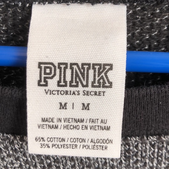 Pink Victoria Secret Sweatshirt Sz Medium - Picture 2 of 7